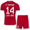 Børn - FC Bayern München Luis Diaz 14 Fodboldtrøje Hjemmebane 2026-27