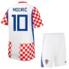 Børn - Kroatien Modrić 10 Fodboldtrøje Hjemmebane VM 2026