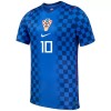 Børn - Kroatien Modrić 10 Fodboldtrøje Udebane VM 2026