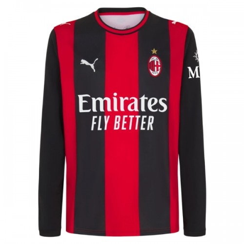 AC Milan Fodboldtrøje Hjemmebane 2026-27 Langærmet AC Milan Fodboldtrøje Hjemmebane 2026-27 Langærmet