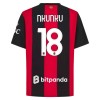AC Milan Nkunku 18 Fodboldtrøje Hjemmebane 2026-27 AC Milan Nkunku 18 Fodboldtrøje Hjemmebane 2026-27