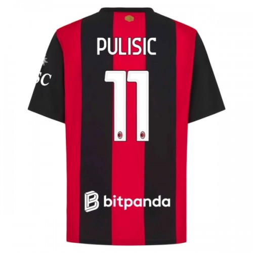 AC Milan Pulisic 11 Fodboldtrøje Hjemmebane 2026-27 AC Milan Pulisic 11 Fodboldtrøje Hjemmebane 2026-27