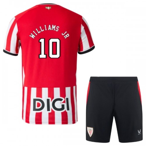Børn - Athletic Bilbao Williams JR 10 Fodboldtrøje Hjemmebane 2026-27 Børn - Athletic Bilbao Williams JR 10 Fodboldtrøje Hjemmebane 2026-27