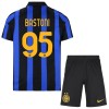 Børn - Inter Milan Bastoni 95 Fodboldtrøje Hjemmebane 2026-27