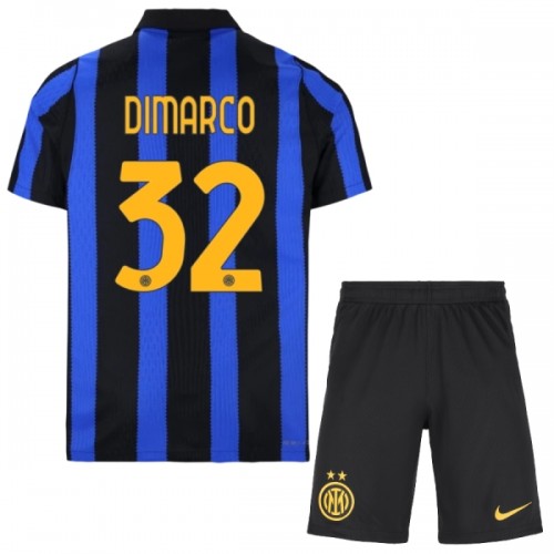 Børn - Inter Milan Dimarco 32 Fodboldtrøje Hjemmebane 2026-27 Børn - Inter Milan Dimarco 32 Fodboldtrøje Hjemmebane 2026-27