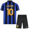 Børn - Inter Milan Lautaro 10 Fodboldtrøje Hjemmebane 2026-27