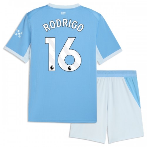 Børn - Manchester City Rodrigo 16 Fodboldtrøje Hjemmebane 2026-27 Børn - Manchester City Rodrigo 16 Fodboldtrøje Hjemmebane 2026-27