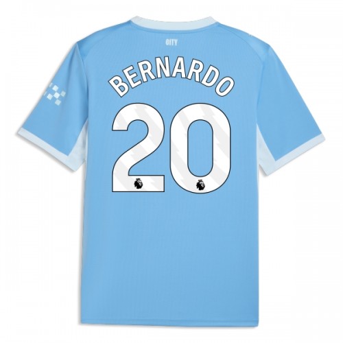Manchester City Bernardo 20 Fodboldtrøje Hjemmebane 2026-27 Manchester City Bernardo 20 Fodboldtrøje Hjemmebane 2026-27