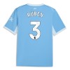 Manchester City Ruben 3 Fodboldtrøje Hjemmebane 2026-27 Manchester City Ruben 3 Fodboldtrøje Hjemmebane 2026-27