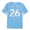 Manchester City Savinho 26 Fodboldtrøje Hjemmebane 2026-27 Manchester City Savinho 26 Fodboldtrøje Hjemmebane 2026-27