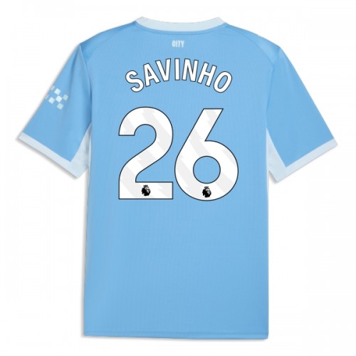 Manchester City Savinho 26 Fodboldtrøje Hjemmebane 2026-27 Manchester City Savinho 26 Fodboldtrøje Hjemmebane 2026-27