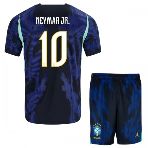 Børn - Brasilien Neymar JR 10 Fodboldtrøje Udebane VM 2026 Børn - Brasilien Neymar JR 10 Fodboldtrøje Udebane VM 2026