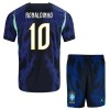 Børn - Brasilien Ronaldinho 10 Fodboldtrøje Udebane VM 2026 Børn - Brasilien Ronaldinho 10 Fodboldtrøje Udebane VM 2026