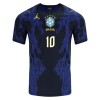 Børn - Brasilien Ronaldinho 10 Fodboldtrøje Udebane VM 2026