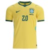 Brasilien Estevao 20 Fodboldtrøje Hjemmebane VM 2026