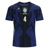Brasilien Marquinhos 4 Fodboldtrøje Udebane VM 2026
