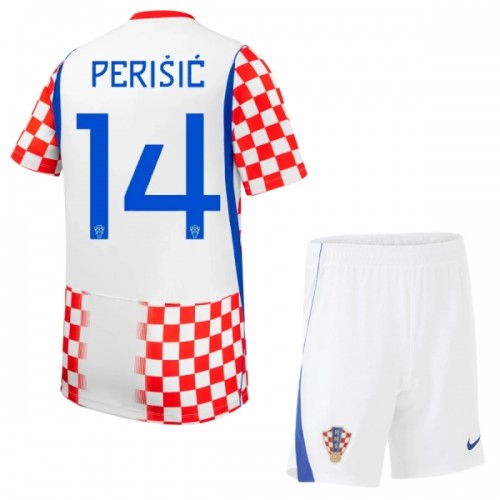 Børn - Kroatien Perišić 14 Fodboldtrøje Hjemmebane VM 2026 Børn - Kroatien Perišić 14 Fodboldtrøje Hjemmebane VM 2026