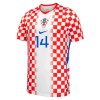 Børn - Kroatien Perišić 14 Fodboldtrøje Hjemmebane VM 2026