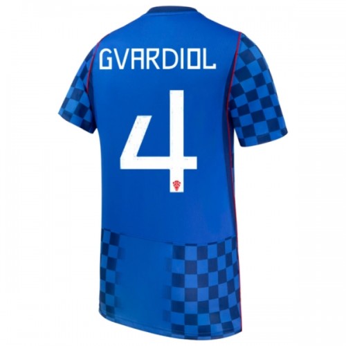 Kroatien Gvardiol 4 Fodboldtrøje Udebane VM 2026 Kroatien Gvardiol 4 Fodboldtrøje Udebane VM 2026