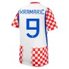 Kroatien Kramaric 9 Fodboldtrøje Hjemmebane VM 2026 Kroatien Kramaric 9 Fodboldtrøje Hjemmebane VM 2026