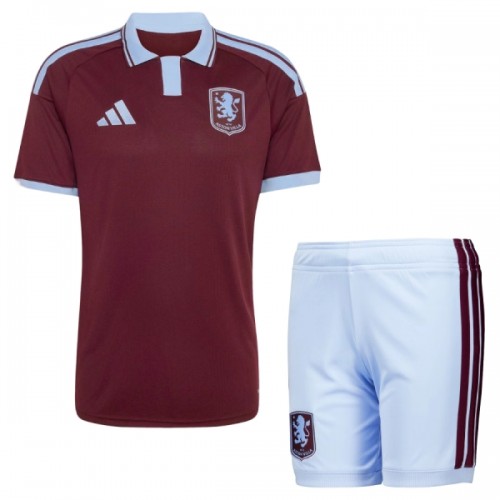 Børn - Aston Villa Fodboldtrøje Hjemmebane 2026-27 Børn - Aston Villa Fodboldtrøje Hjemmebane 2026-27