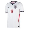 England Foden 17 Fodboldtrøje Hjemmebane VM 2026