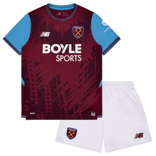 Børn - West Ham United Fodboldtrøje Hjemmebane 2026-27 Børn - West Ham United Fodboldtrøje Hjemmebane 2026-27