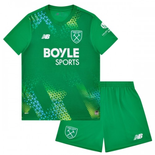 Børn - West Ham United Fodboldtrøje Målmand Hjemmebane 2026-27 Børn - West Ham United Fodboldtrøje Målmand Hjemmebane 2026-27
