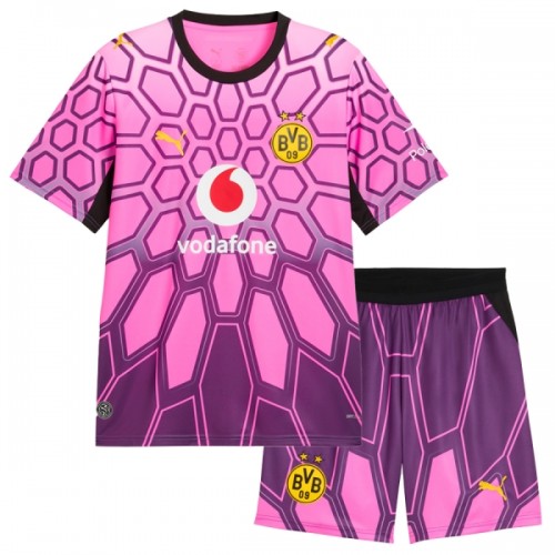Børn - Borussia Dortmund Fodboldtrøje Udebane Målmand 2026-27 Pink Børn - Borussia Dortmund Fodboldtrøje Udebane Målmand 2026-27 Pink