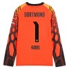 Borussia Dortmund Kobel 1 Fodboldtrøje Målmand Hjemmebane 2026-27 Langærmet Orange