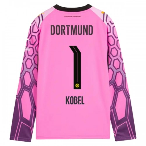 Borussia Dortmund Kobel 1 Fodboldtrøje Udebane Målmand 2026-27 Langærmet Pink Borussia Dortmund Kobel 1 Fodboldtrøje Udebane Målmand 2026-27 Langærmet Pink