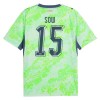 Schweiz Djibril Sow 15 Fodboldtrøje Udebane VM 2026 Schweiz Djibril Sow 15 Fodboldtrøje Udebane VM 2026