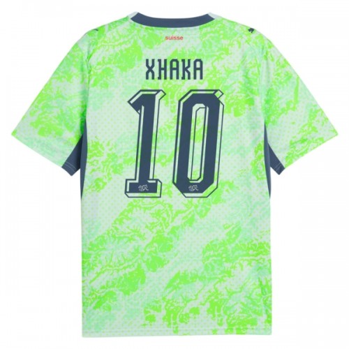 Schweiz Granit Xhaka 10 Fodboldtrøje Udebane VM 2026 Schweiz Granit Xhaka 10 Fodboldtrøje Udebane VM 2026