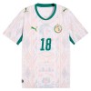 Senegal Sarr 18 Fodboldtrøje Hjemmebane VM 2026
