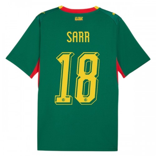 Senegal Sarr 18 Fodboldtrøje Udebane VM 2026 Senegal Sarr 18 Fodboldtrøje Udebane VM 2026