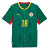 Senegal Sarr 18 Fodboldtrøje Udebane VM 2026