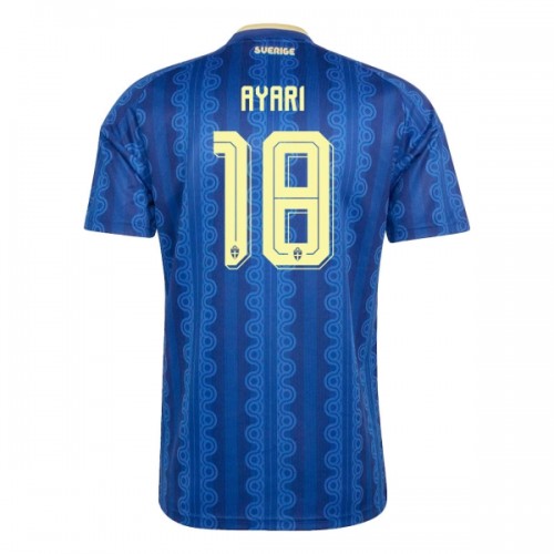 Sverige Ayari 18 Fodboldtrøje Udebane VM 2026 Sverige Ayari 18 Fodboldtrøje Udebane VM 2026