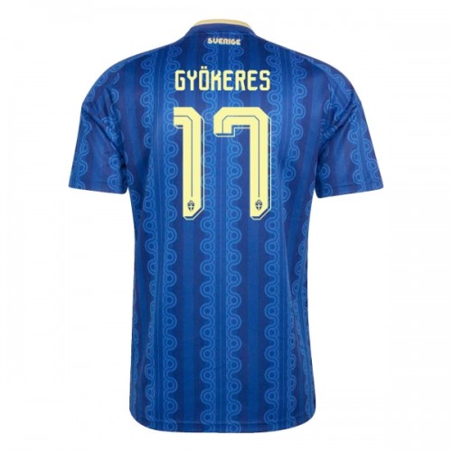 Sverige Gyokeres 17 Fodboldtrøje Udebane VM 2026 Sverige Gyokeres 17 Fodboldtrøje Udebane VM 2026