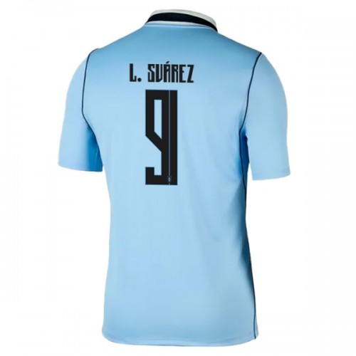 Uruguay Luis Suarez 9 Fodboldtrøje Hjemmebane VM 2026 Uruguay Luis Suarez 9 Fodboldtrøje Hjemmebane VM 2026