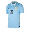 Uruguay Maximiliano Araujo 20 Fodboldtrøje Hjemmebane VM 2026