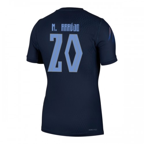 Uruguay Maximiliano Araujo 20 Fodboldtrøje Udebane VM 2026 Uruguay Maximiliano Araujo 20 Fodboldtrøje Udebane VM 2026