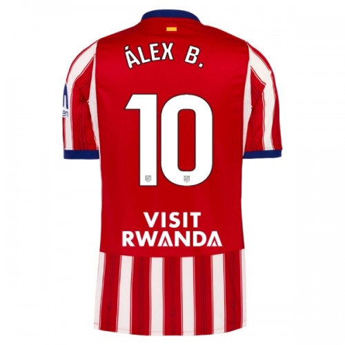 Atlético Madrid Alex B. 10 Fodboldtrøje Hjemmebane 2026-27 Atlético Madrid Alex B. 10 Fodboldtrøje Hjemmebane 2026-27
