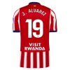 Atlético Madrid J. Alvarez 19 Fodboldtrøje Hjemmebane 2026-27 Atlético Madrid J. Alvarez 19 Fodboldtrøje Hjemmebane 2026-27