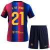 Børn - FC Barcelona F. De Jong 21 Fodboldtrøje Hjemmebane 2026-27