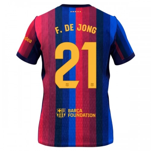 FC Barcelona F. De Jong 21 Fodboldtrøje Hjemmebane 2026-27 FC Barcelona F. De Jong 21 Fodboldtrøje Hjemmebane 2026-27