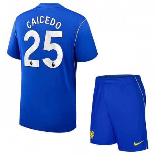 Børn - Chelsea Caicedo 25 Fodboldtrøje Hjemmebane 2026-27 Børn - Chelsea Caicedo 25 Fodboldtrøje Hjemmebane 2026-27