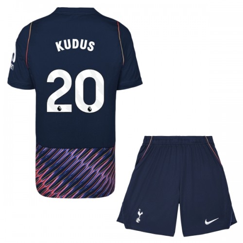 Børn - Tottenham Hotspur Kudus 20 Fodboldtrøje Udebane 2026-27 Børn - Tottenham Hotspur Kudus 20 Fodboldtrøje Udebane 2026-27