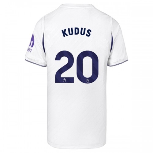 Tottenham Hotspur Kudus 20 Fodboldtrøje Hjemmebane 2026-27 Tottenham Hotspur Kudus 20 Fodboldtrøje Hjemmebane 2026-27