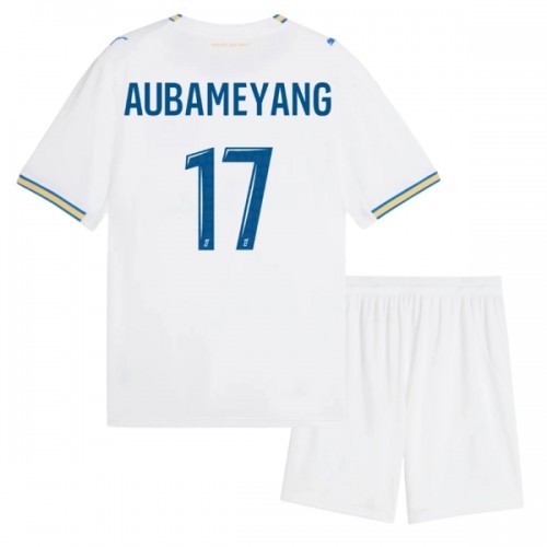 Børn - Olympique de Marseille Aubameyang 17 Fodboldtrøje Hjemmebane 2026-27 Børn - Olympique de Marseille Aubameyang 17 Fodboldtrøje Hjemmebane 2026-27