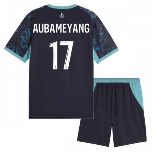 Børn - Olympique de Marseille Aubameyang 17 Fodboldtrøje Udebane 2026-27 Børn - Olympique de Marseille Aubameyang 17 Fodboldtrøje Udebane 2026-27